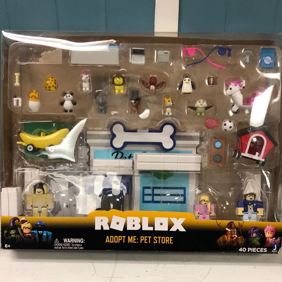 roblox Toys Roblox Adopt Me Pet Store 39 Piece Activity Playset